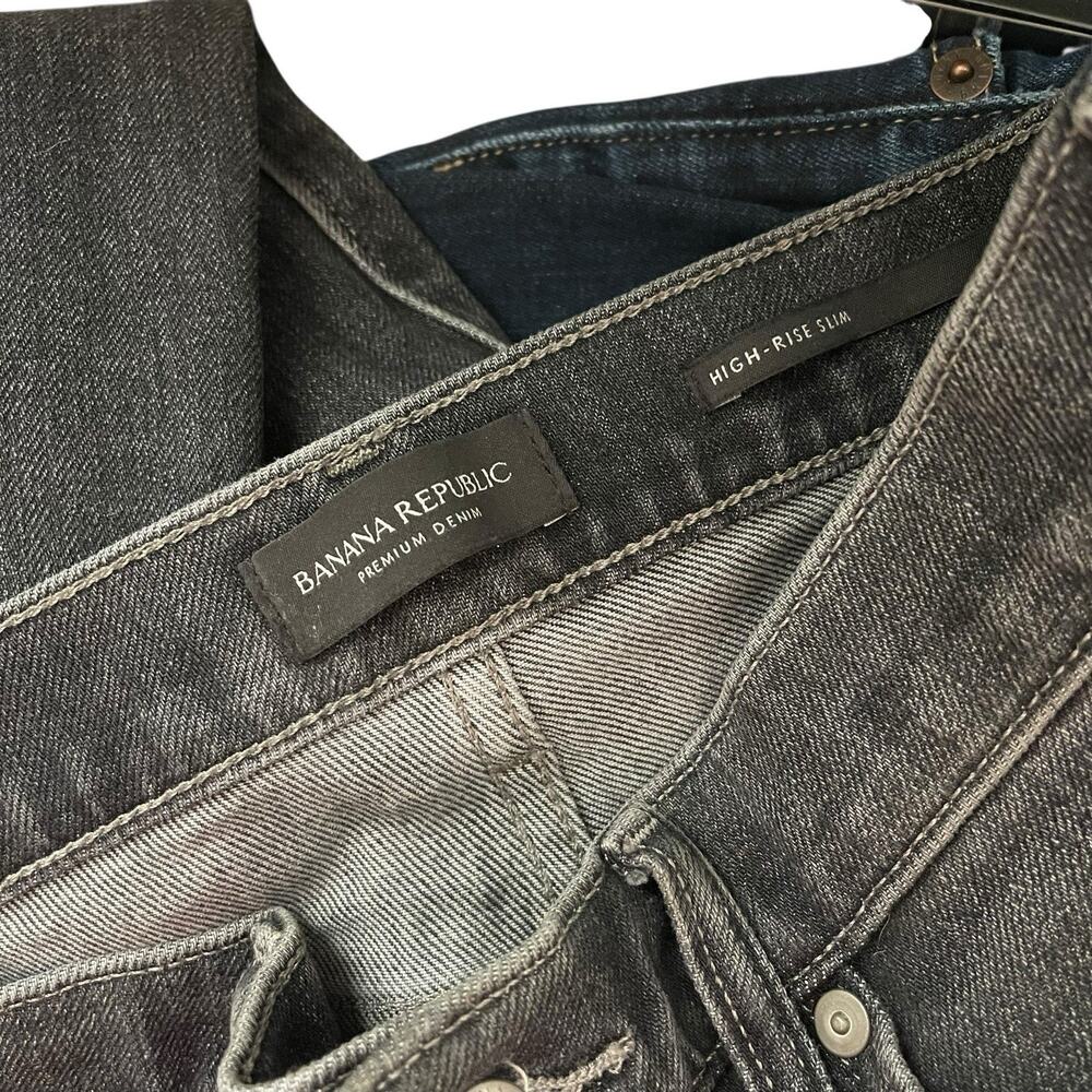 *2 for $15 + FREE SHIPPING! Banana Republic Black Straight Leg Jeans